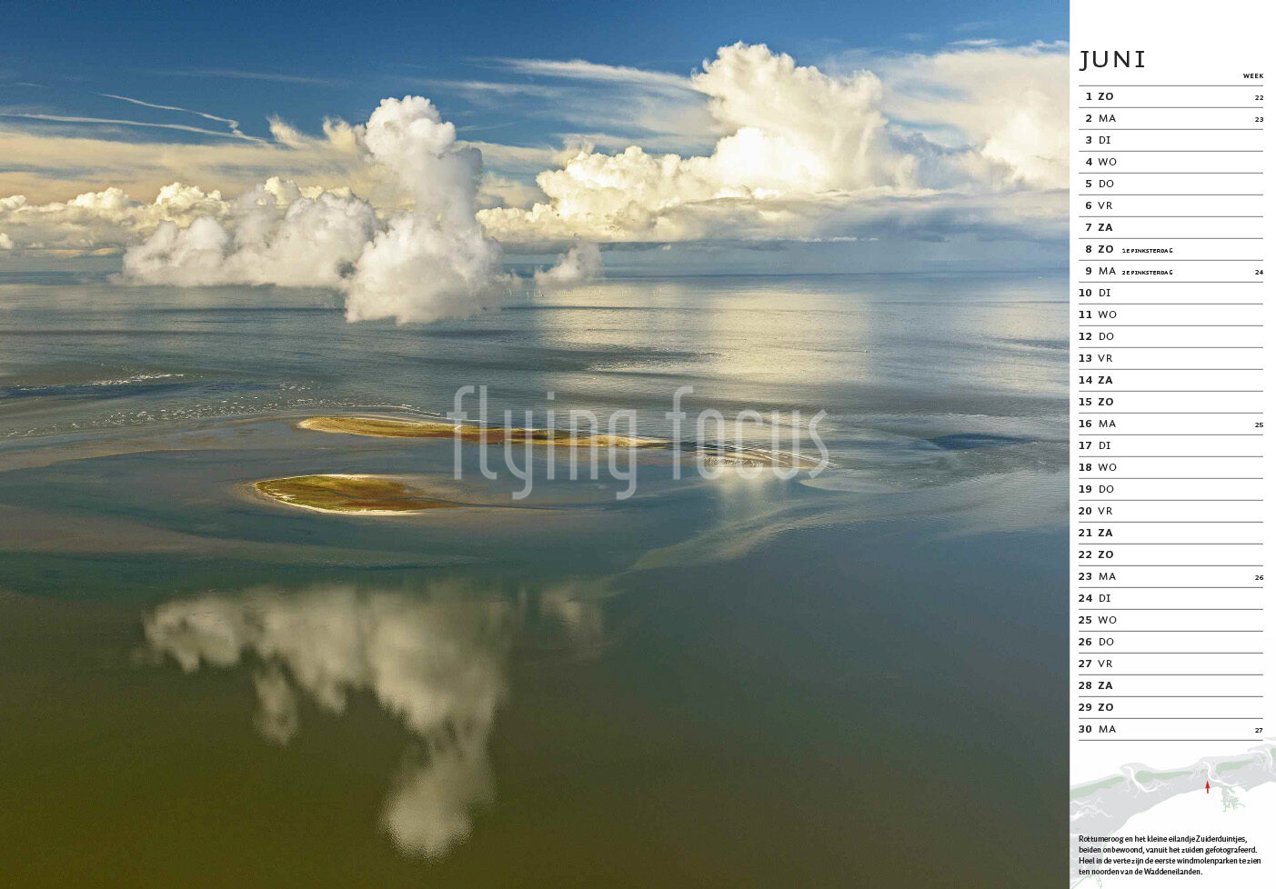 Dutch wetlands calendar 2025 Flying Focus